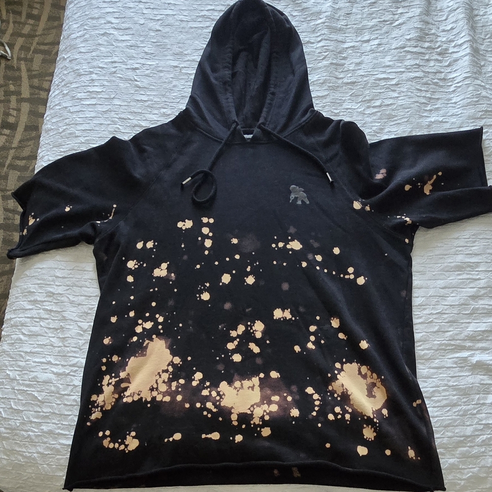 PRPS Black Hoodie with Gold Accents